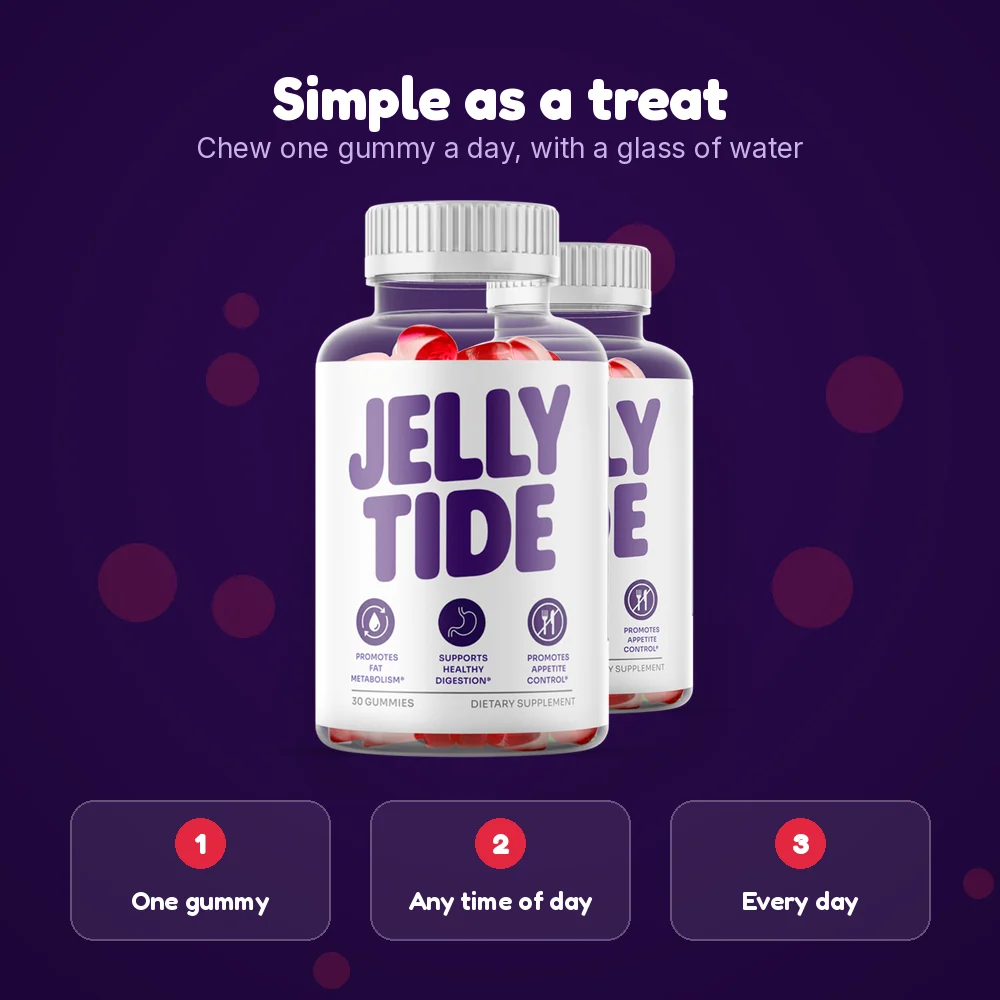 How to take Jelly Tide: one gummy a day